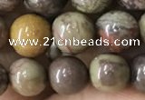 CAA2372 15.5 inches 8mm round ocean agate beads wholesale