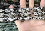 CAA2690 15.5 inches 12*30mm - 14*30mm rice tibetan agate dzi beads