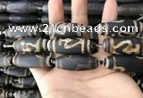 CAA2715 15.5 inches 14*38mm - 16*43mm rice tibetan agate dzi beads