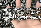 CAA2725 15.5 inches 11*29mm - 13*30mm rice tibetan agate dzi beads