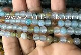 CAA2927 15 inches 6mm faceted round fire crackle agate beads wholesale