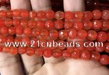 CAA3305 15 inches 6mm faceted round agate beads wholesale