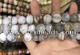 CAA3452 15 inches 16mm faceted round agate beads wholesale