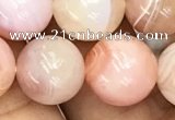 CAA3535 15.5 inches 12mm round pink botswana agate beads