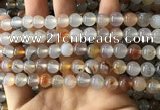 CAA3598 15.5 inches 8mm round dendritic agate beads wholesale