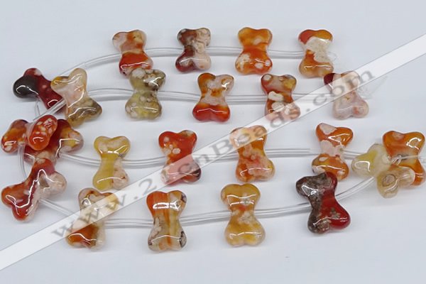 CAA3613 15.5 inches 18*25mm - 20*30mm bone sakura agate beads