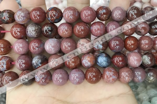 CAA3623 15.5 inches 10mm round Portuguese agate beads wholesale