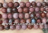 CAA3624 15.5 inches 12mm round Portuguese agate beads wholesale