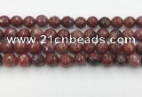 CAA3631 15.5 inches 10mm faceted round Portuguese agate beads