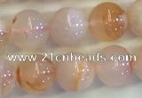 CAA3643 15.5 inches 6mm round sakura agate beads wholesale