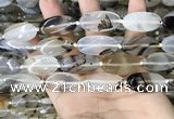 CAA3740 15.5 inches 15*30mm oval Montana agate beads wholesale