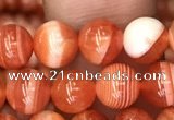 CAA3761 15.5 inches 6mm round red botswana agate beads wholesale