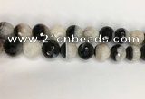 CAA3778 15.5 inches 16mm faceted round agate druzy geode beads