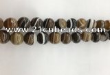 CAA3802 15.5 inches 12mm round line agate beads wholesale