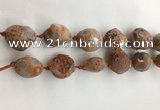 CAA3812 15.5 inches 20*25mm - 25*35mm nuggets rough agate beads