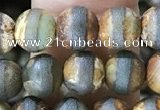 CAA3843 15 inches 6mm round tibetan agate beads wholesale