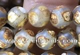 CAA3844 15 inches 6mm round tibetan agate beads wholesale
