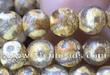 CAA3846 15 inches 6mm round tibetan agate beads wholesale