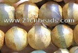 CAA3874 15 inches 8mm round tibetan agate beads wholesale