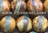 CAA3876 15 inches 8mm round tibetan agate beads wholesale