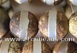 CAA3890 15 inches 10mm round tibetan agate beads wholesale