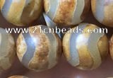 CAA3894 15 inches 10mm round tibetan agate beads wholesale