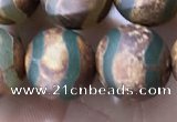 CAA3897 15 inches 10mm round tibetan agate beads wholesale