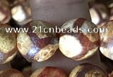 CAA3913 15 inches 10mm round tibetan agate beads wholesale