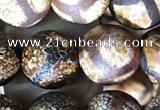 CAA3914 15 inches 10mm round tibetan agate beads wholesale