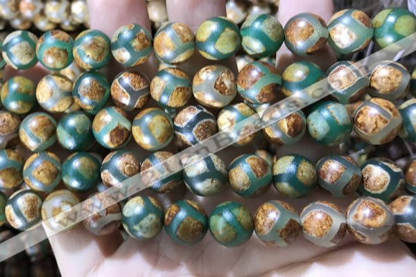 CAA3915 15 inches 10mm round tibetan agate beads wholesale