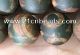 CAA3926 15 inches 12mm round tibetan agate beads wholesale