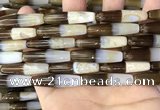 CAA3941 15.5 inches 8*34mm rice Madagascar agate beads wholesale