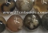 CAA3972 15.5 inches 10mm round sakura agate gemstone beads