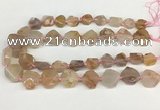 CAA4043 15.5 inches 18*25mm - 22*25mm nuggets sakura agate beads