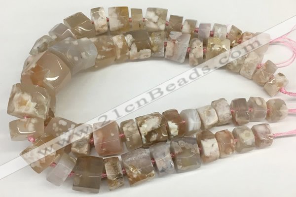CAA4050 15.5 inches 10*15mm - 18*25mm nuggets sakura agate beads