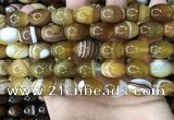 CAA4160 15.5 inches 12*16mm rice line agate beads wholesale