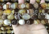 CAA4161 15.5 inches 13*18mm rice line agate beads wholesale