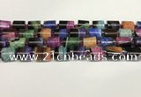 CAA4335 15.5 inches 12mm tube agate druzy geode beads wholesale