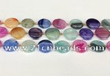 CAA4412 15.5 inches 20mm flat round agate druzy geode beads