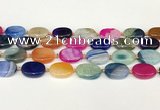 CAA4414 15.5 inches 15*20mm oval agate druzy geode beads