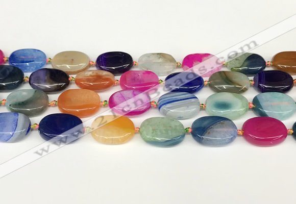 CAA4414 15.5 inches 15*20mm oval agate druzy geode beads