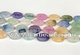 CAA4425 15.5 inches 15*20mm oval agate druzy geode beads