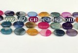 CAA4426 15.5 inches 15*20mm oval agate druzy geode beads