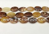 CAA4677 15.5 inches 18*25mm oval banded agate beads wholesale