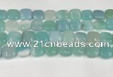CAA4753 15.5 inches 16*16mm square banded agate beads wholesale