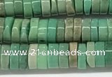 CAA4851 15.5 inches 2*5mm heishi grass agate beads wholesale