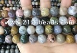 CAA4924 15.5 inches 12mm round ocean agate beads wholesale