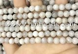 CAA4928 15.5 inches 6mm round grey agate beads wholesale