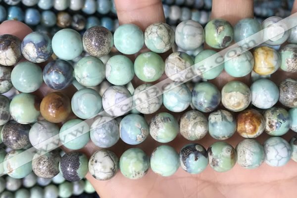 CAA4971 15.5 inches 10mm round agate gemstone beads wholesale