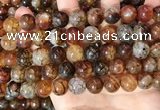 CAA5050 15.5 inches 12mm round dragon veins agate beads wholesale